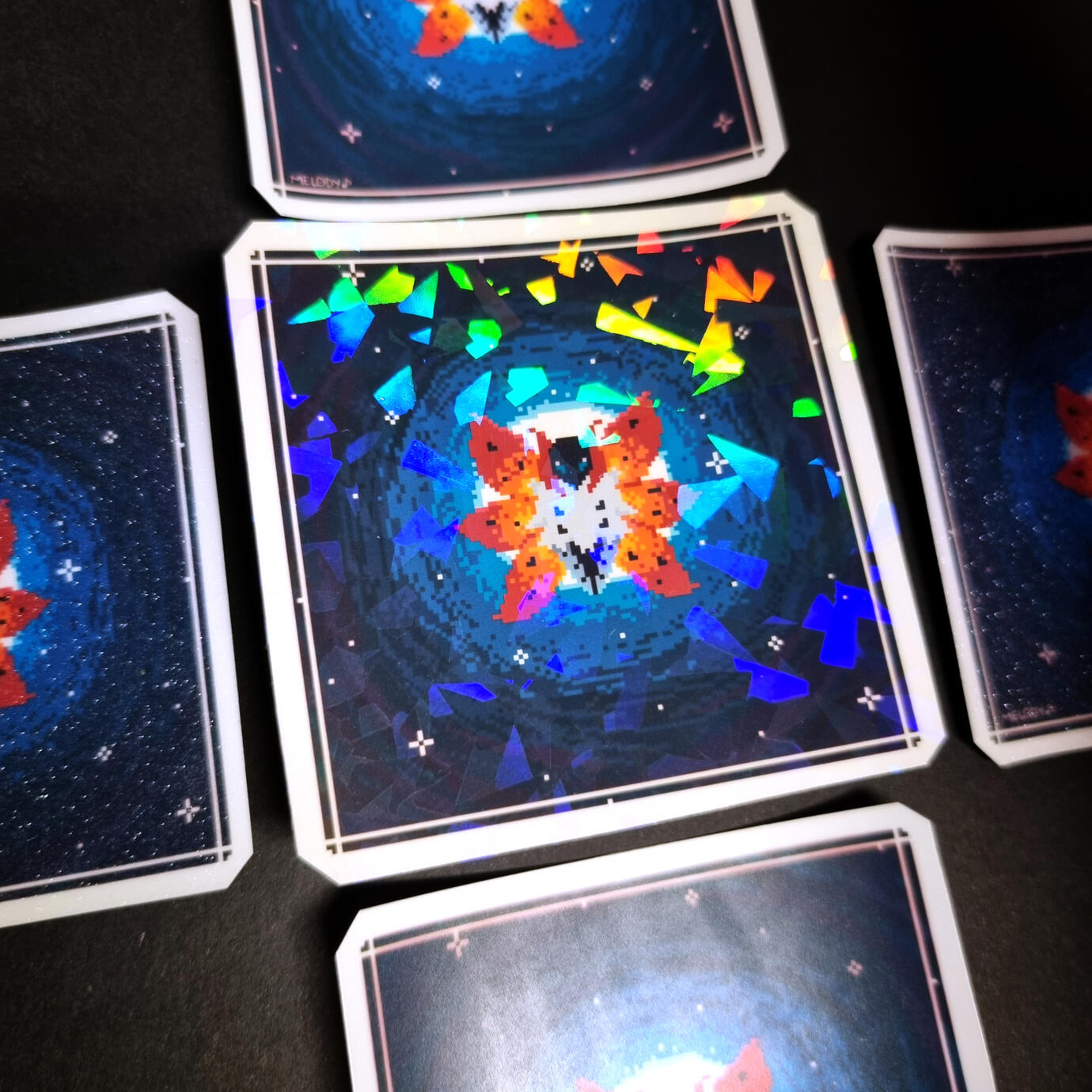 Pixel Volcarona [papel, lamin. variada]