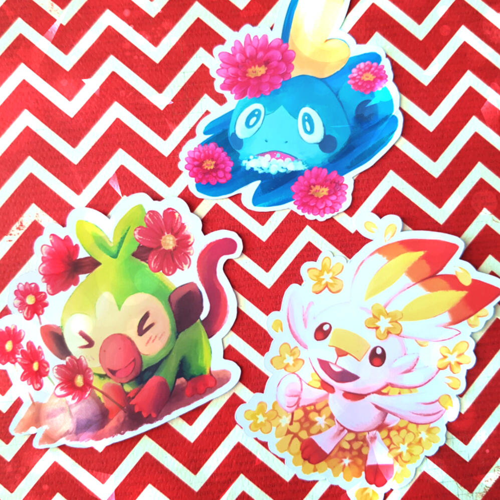 Galar Starters [papel, lamin. variada]