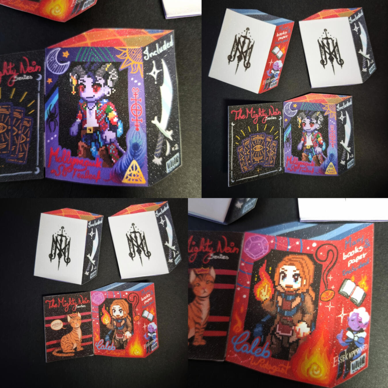 Mighty Nein Premium Box (papel com lamin. glitter)